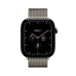 Apple Watch 12 MJGQ4ET/A 46mm GPS+5G titaan nutikell, Milanese Loop