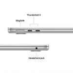 Apple MacBook Air 13 (2025), M4, 10C/8C, 16 GB, 256 GB, RUS, h&otilde;be - S&uuml;learvuti (MW0W3RU/A)
