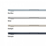 Apple MacBook Air 13 (2025), M4, 10C/8C, 16 GB, 256 GB, ENG, h&otilde;be - S&uuml;learvuti (MW0W3ZE/A)