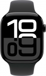 Watch 10 GPS 46mm Jet Black Alu + Black Sport Band - M/L (MWWQ3ET/A)