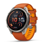 Garmin Fenix 9 Pro 47mm inReach titaan spordikell, oranž