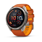Garmin Fenix 9 Pro 51mm inReach spordikell, titaan, oranž