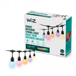 WiZ String Lights Outdoor RGB LED valguskett, WiFi, 14,8 m, must