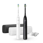 Philips HX7109/01 Sonicare 5300 elektriliste hambaharjade komplekt, must/valge