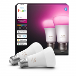 Philips Hue White and Color Ambiance E27 v&auml;rvilised nutivalgusmadid, 2 tk