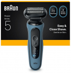 Braun Series 5, Wet & Dry, sinine - Pardel (52-A1000S)