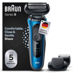 Braun 61-B1500S Series 6 AutoSense Wet & Dry, must/sinine - Pardel