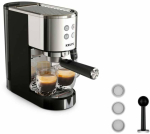 Krups Virtuoso + Pump XP444C10 espressomasin, roostevaba teras/must