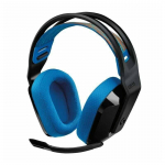Logitech G535 LIGHTSPEED Wireless, must/sinine - Juhtmevaba peakomplekt