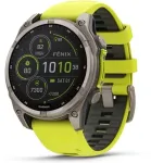 Garmin Fenix 8 Sapphire Solar 51mm titaanist spordikell, hall (010-02907-21)
