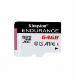Kingston High-Endurance microSDXC 64GB m&auml;lukaart, valge