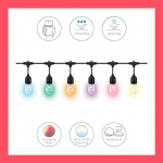 WiZ Pole Floor p&otilde;randalamp, RGBW, WiFi+Bluetooth, valge