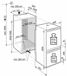 Liebherr Plus BioFresh NoFrost, 274 L, k&otilde;rgus 194 cm - Integreeritav k&uuml;lmik (ICBNC5623)
