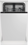 Beko DIS35026 integreeritav n&otilde;udepesumasin, 10 komplekti, 44.8cm