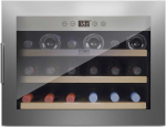 Caso WineSafe 18, 18 pudelit, k&otilde;rgus 46 cm, roostevaba teras - Integreeritav veinik&uuml;lmik (00629)