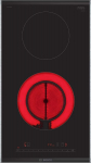 Bosch Domino, laius 30,6 cm, terasraamiga, must - Integreeritav keraamiline pliidiplaat (PKF375FP2E)