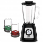 Tefal Blendforce 2 Glass, 800 W, 1.25 L, must - Blender + jahvataja ja hakkija