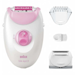 Braun Silk-&eacute;pil 3 SE3031 epilaator, valge/roosa