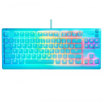 SteelSeries Apex 3 TKL US paigutusega m&auml;nguklaviatuur, helesinine
