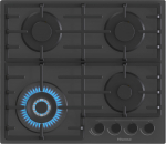 Hisense, laius 60 cm, must - Integreeritav gaasipliidiplaat (GG663B)