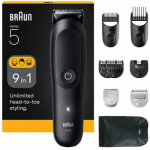Braun Seeria 5 AIO5540 9-&uuml;hes trimmeri komplekt, must