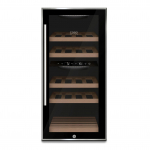 Caso WineComfort 24 veinik&uuml;lmik 24 pudelile, 83cm, must/roostevaba teras
