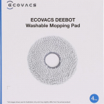 Ecovacs Deebot X5 varumopid, 4 tk