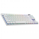 Klaviatuur Logitech Pro X TKL US (W), valge, 920-012148