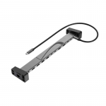 Hama Connect2Office 00200149 USB-C dokk, 12 porti, 100 W, hall
