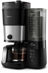 Philips All-in-1 Brew, sisseehitatud veski, 1,25 L, must - Filterkohvimasin, HD7900/50