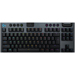 Klaviatuur Logitech G915 X LightSpeed TKL Clicky SWE (W), must, 920-012756