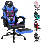 L33T FuzionX PU/Fabric kontoritool hall