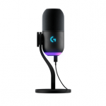 Mikrofon Logitech Blue Yeti GX, must