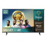 Hisense A6Q, 43'', 4K UHD, LED LCD, must - Teler, 43A6Q