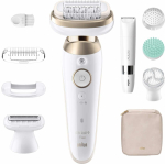 Braun Silk &eacute;pil 9 Flex SES9-481 SkinSpa m&auml;rg- ja kuivepilaator, valge