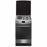 Hansa FCMX58290 eraldiseisev gaasipliit elektriahjuga, 62 L, roostevaba teras