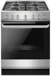 Hansa FCMX6810092 gaasipliit elektriahjuga 62L roostevaba teras