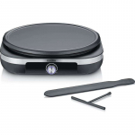 Severin CM2199 XXL pannkoogimasin, 1500 W, must