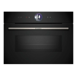 Bosch CMG7241B1, Seeria 8, 45 L, must - Integreeritav kompaktahi