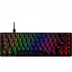 HyperX Alloy Origins 65 mehaaniline klaviatuur, HX Red, RGB, must