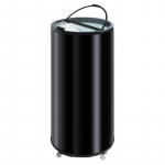 Scandomestic TK66BE minibaar, 60L, must vitriink&uuml;lmik