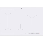 Electrolux EIV83443BW integreeritav induktsioonpliidiplaat 78 cm raamita valge