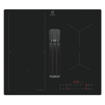 Electrolux ECC63410CB integreeritav induktsioonpliit &otilde;hupuhastiga, 60 cm, must