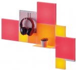 Nanoleaf Blocks Combo XL Smarter Kit, 10 tk - Nutikad LED seinapaneelid (N8100K02-10CB)