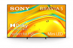 Sony Bravia 5 XR55, 55'', 4K UHD, Mini LED, must - Teler, K55XR55B.CEI
