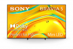 Sony Bravia 5 XR59, 75'', 4K UHD, Mini LED, must - Teler, K75XR59BP.CEI