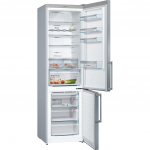 Bosch KGN397LEQ k&uuml;lmik-s&uuml;gavk&uuml;lmik NoFrost 279+89 L, 203 cm, roostevaba teras