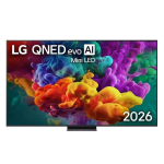 LG 86QNED87B3A 86" QNED Mini LED 4K UHD teler, must