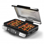 Ninja Sizzle Pro XL Grill & Flat Plate, h&otilde;bedane/must - Lauagrill. GX101EU