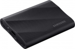 Samsung Portable SSD T9, 1 TB, USB 3.2 Gen 2, must - V&auml;line SSD (MU-PG1T0B/EU)